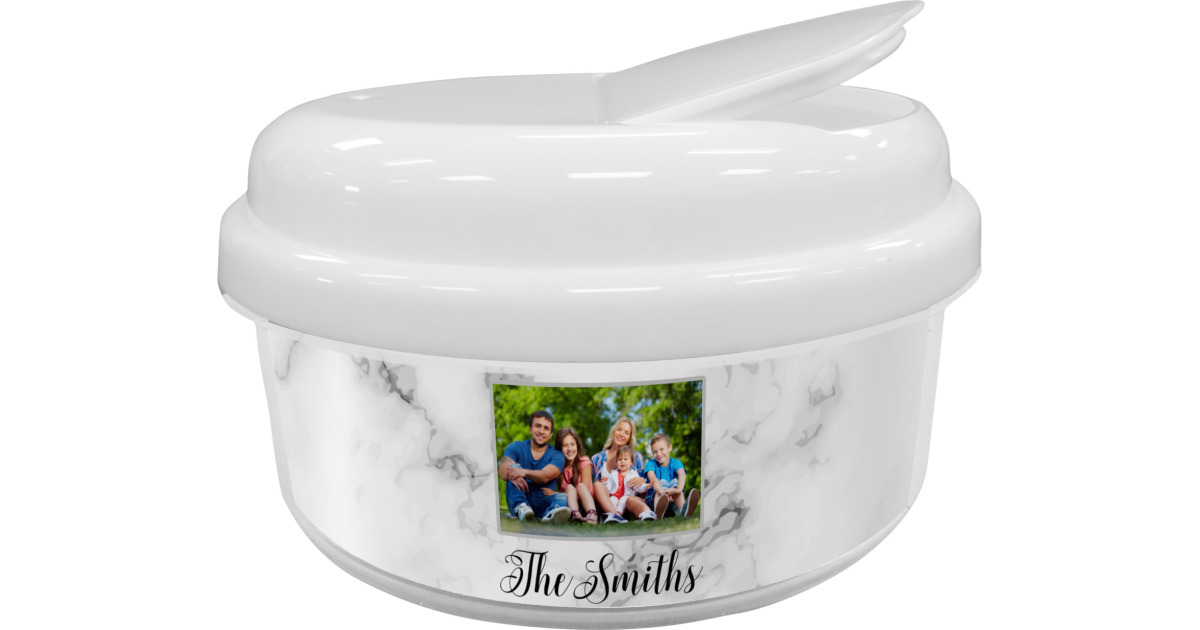 Custom Family Photo and Name Snack Container | YouCustomizeIt