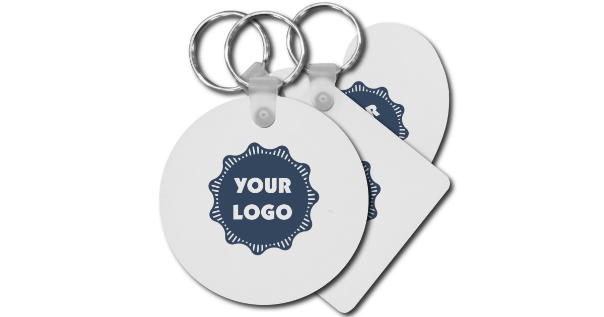 Custom Logo Plastic Keychain | YouCustomizeIt