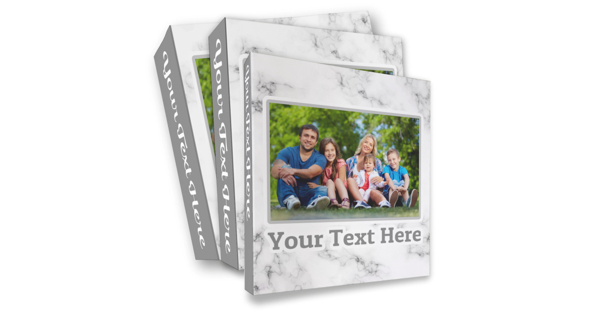 Custom Family Photo and Name 3-Ring Binder - Full Wrap | YouCustomizeIt