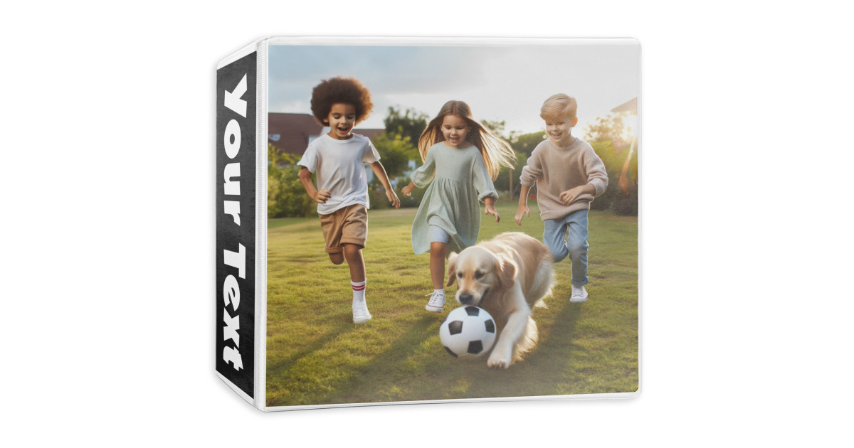 Custom Photo 3-Ring Binder - 3 inch (Personalized) | YouCustomizeIt