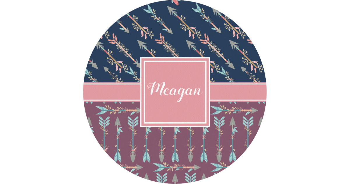 Custom Tribal Arrows Multipurpose Round Labels - Custom Sized ...