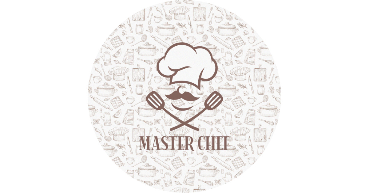 Custom Master Chef Multipurpose Round Labels - Custom Sized ...