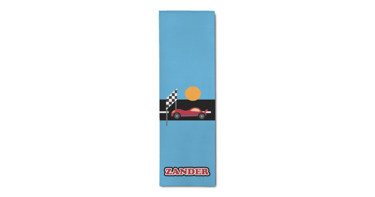 Custom Race Car Runner Rug - 2.5'x8' w/ Name or Text | YouCustomizeIt