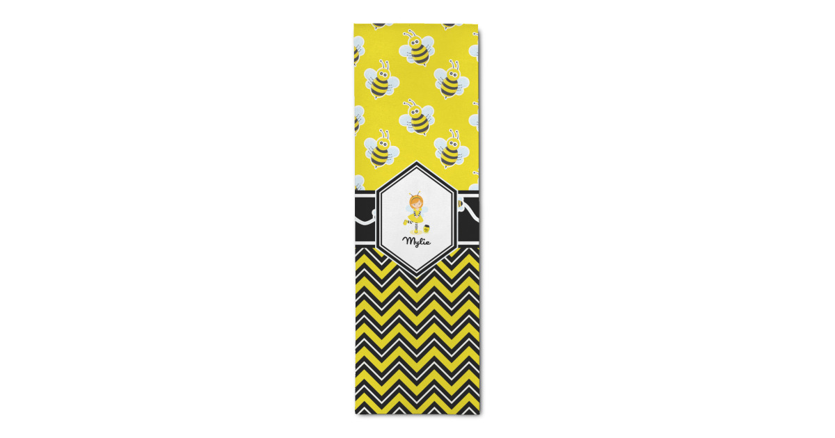 Custom Buzzing Bee Runner Rug - 2.5'x8' w/ Name or Text | YouCustomizeIt