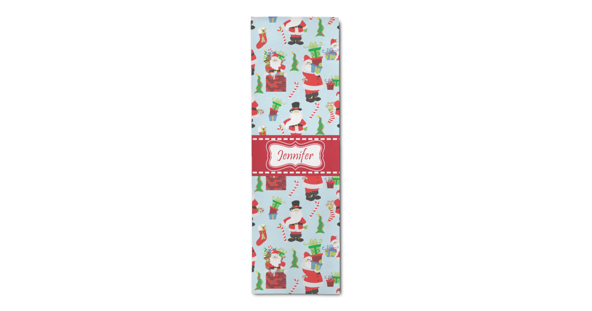 Custom Santa and Presents Runner Rug - 2.5'x8' w/ Name or Text ...