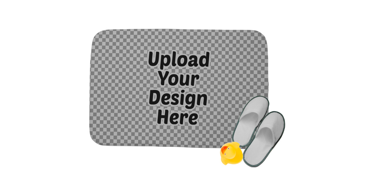 Custom Memory Foam Bath Mat (Upload Your Own) | YouCustomizeIt