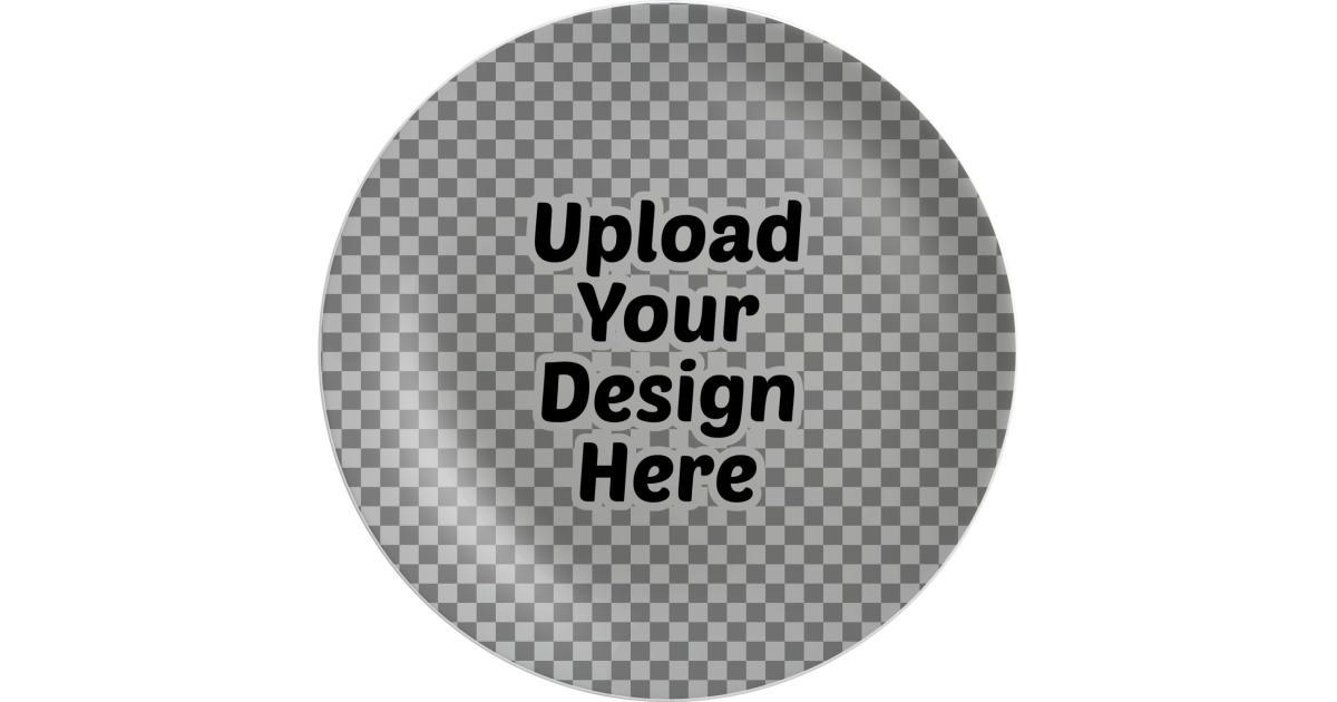 Custom Melamine Plate (Upload Your Own) | YouCustomizeIt