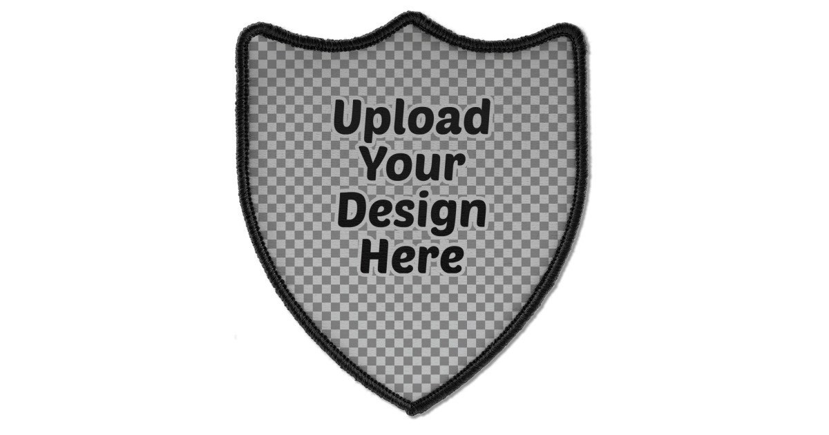 Custom Iron On Patch - Shield (Upload Your Own) | YouCustomizeIt