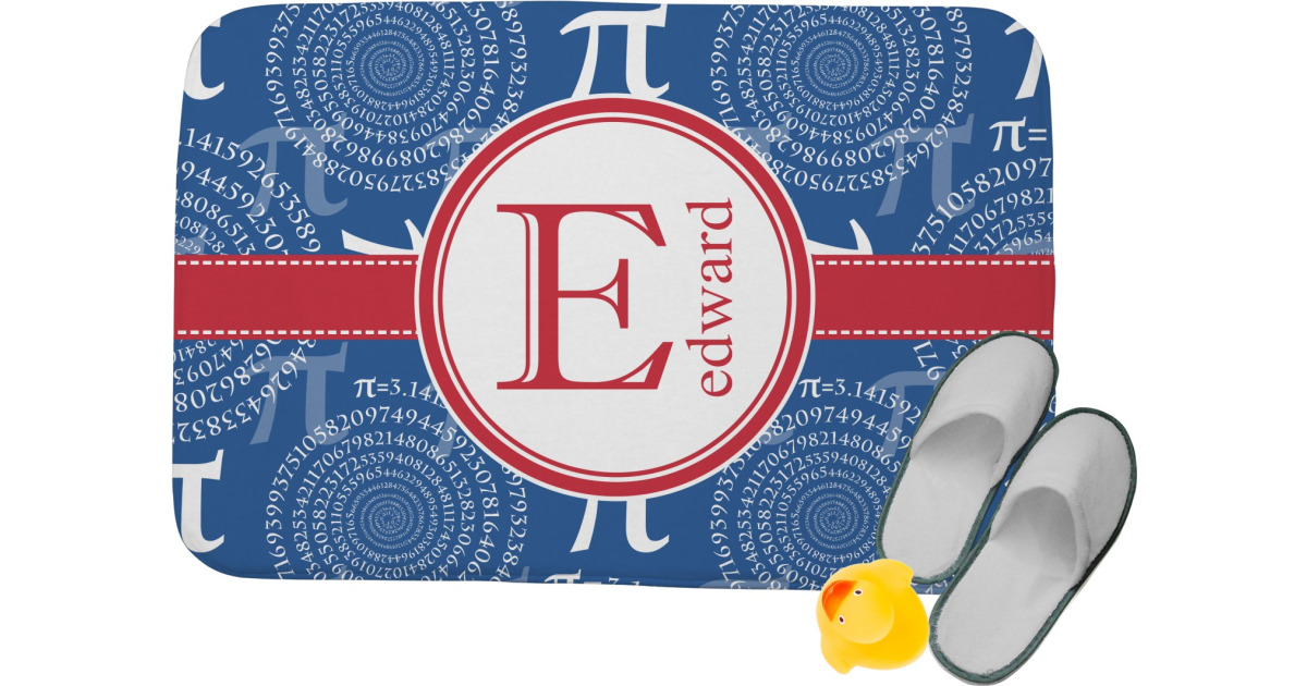Custom PI Memory Foam Bath Mat (Personalized) | YouCustomizeIt