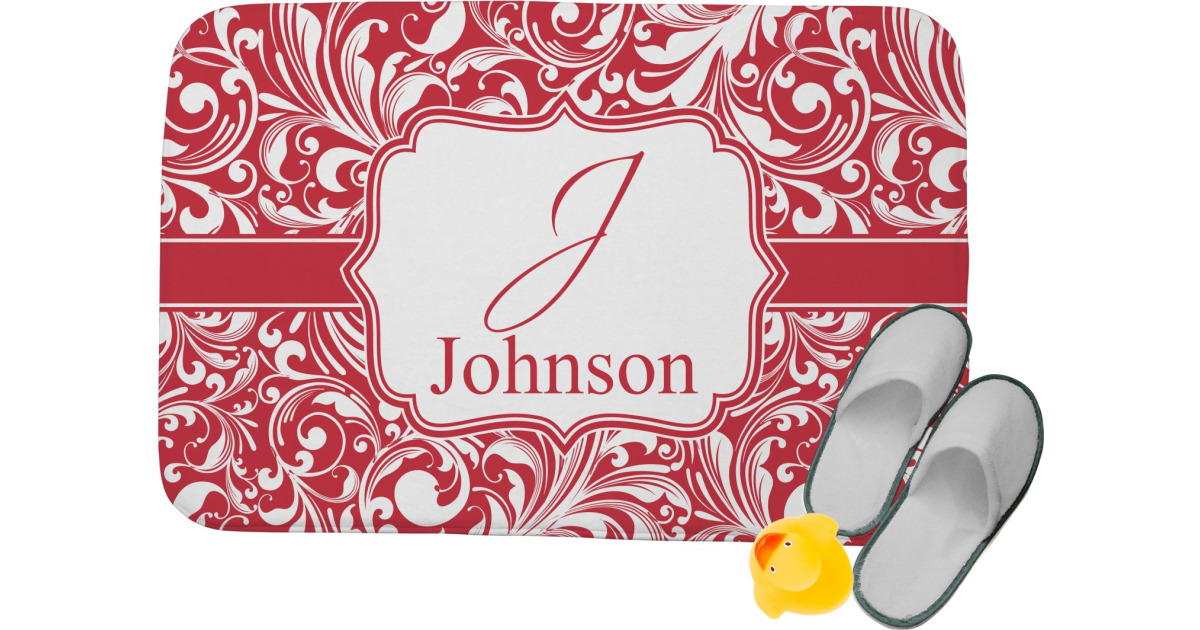 Custom Swirl Memory Foam Bath Mat (Personalized) | YouCustomizeIt