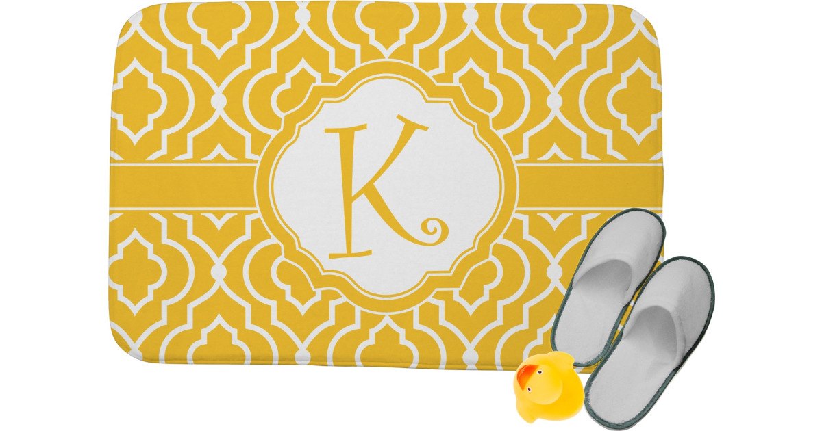 Custom Trellis Memory Foam Bath Mat (Personalized) | YouCustomizeIt
