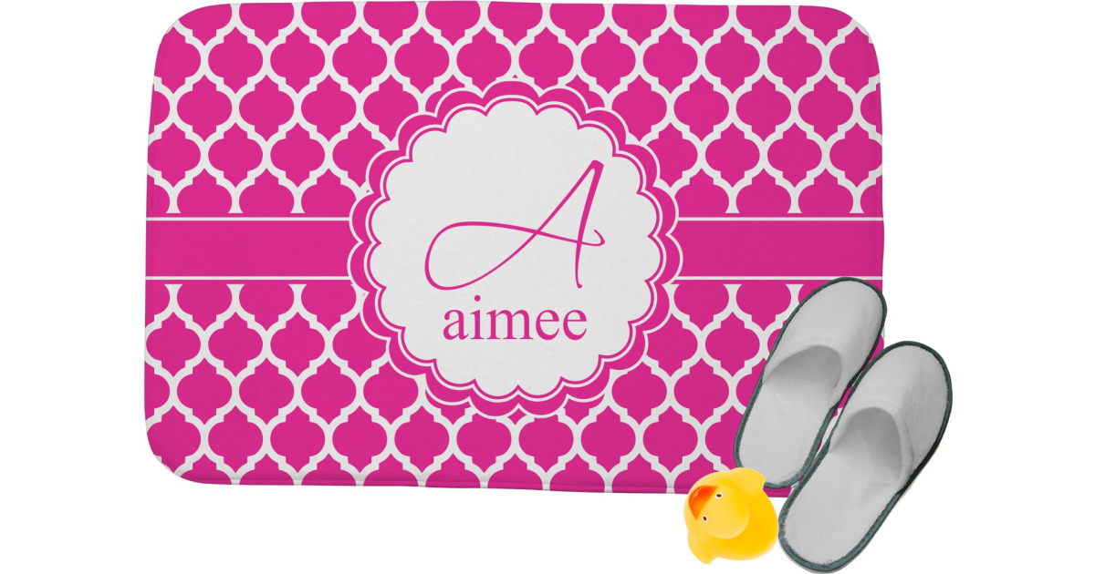 Custom Moroccan Memory Foam Bath Mat (Personalized) | YouCustomizeIt