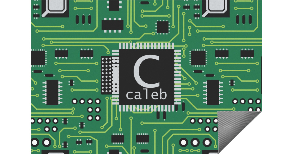 Custom Circuit Board Indoor / Outdoor Rug (Personalized) | YouCustomizeIt