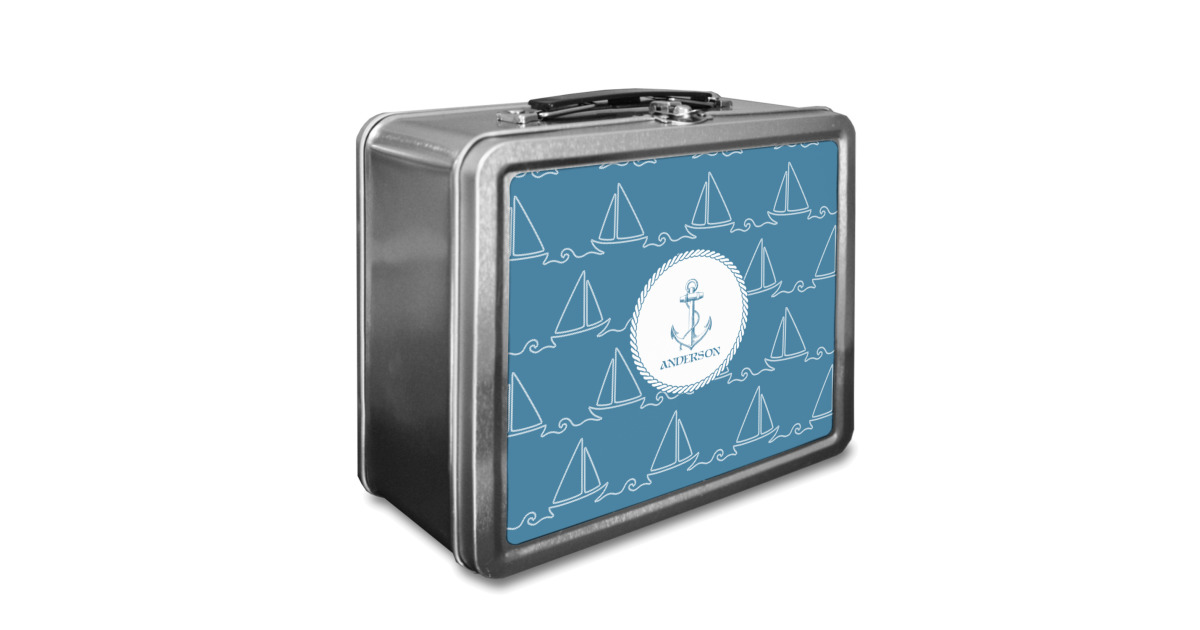 Custom Rope Sail Boats Lunch Box (Personalized) | YouCustomizeIt