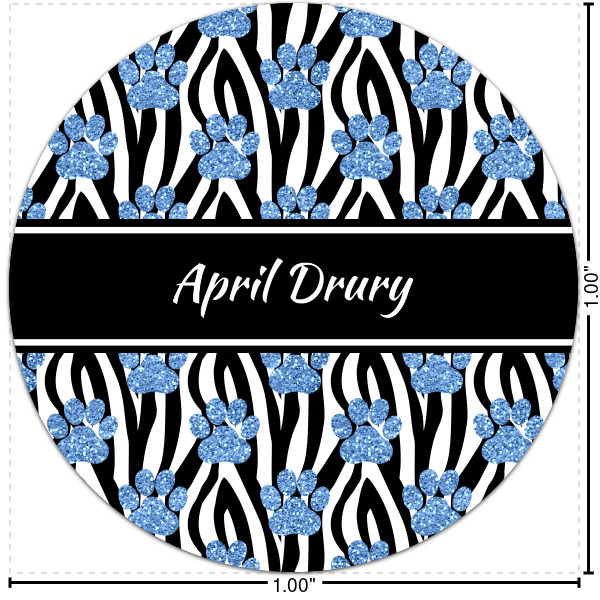 Custom Design Your Own Multipurpose Round Labels - 1"