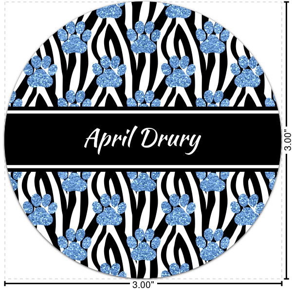 Custom Design Your Own Multipurpose Round Labels - 3"