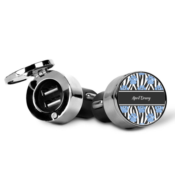 Custom Design - USB Car Charger - Open & Closed
