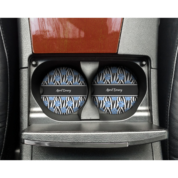 Custom Design - Sandstone Car Coaster - In Cup Holder