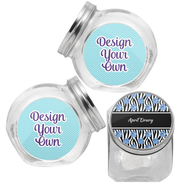 Custom Design - Puppy Treat Jar - Top Left Right