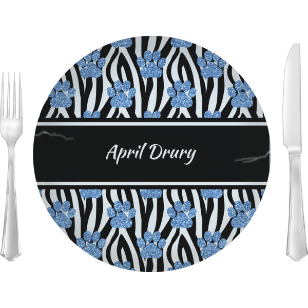 Custom Design Your Own 10" Glass Lunch / Dinner Plate