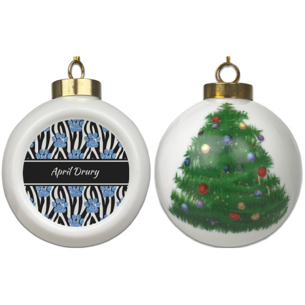Custom Design - Ceramic Christmas Ornament - X-Mas Tree (APPROVAL)