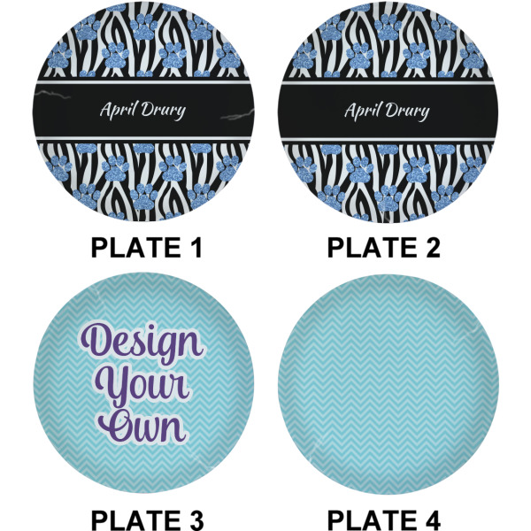Custom Design - Set of Lunch / Dinner Plates (Approval)