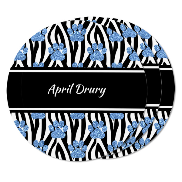 Custom Design - Round Fridge Magnet - THREE