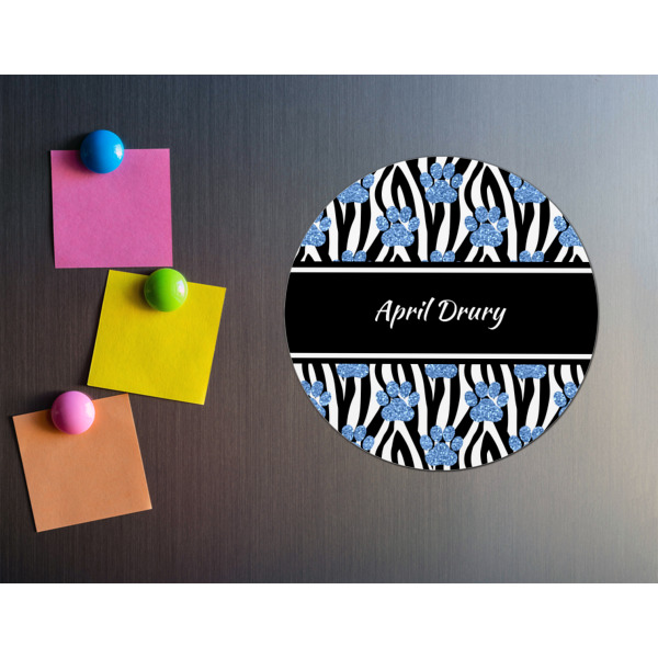 Custom Design - Round Fridge Magnet - LIFESTYLE
