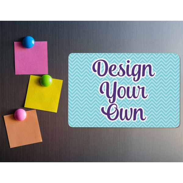 Custom Design - Rectangular Fridge Magnet - LIFESTYLE