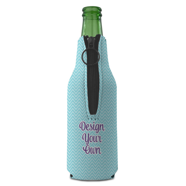 Custom Design - Zipper Bottle Cooler - BACK (bottle)