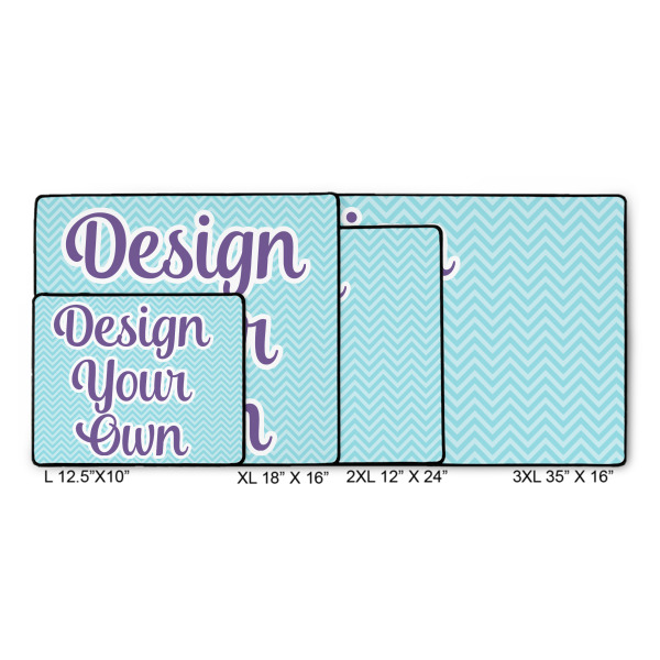 Custom Design - Gaming Mats - Size Chart