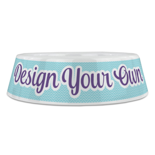 Custom Design - Plastic Pet Bowls - Large - Front