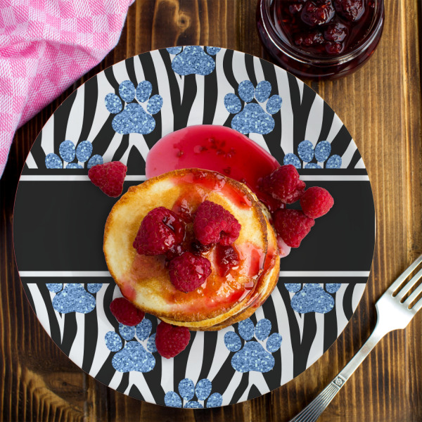 Custom Design - Melamine Plate 8 inches - LIFESTYLE