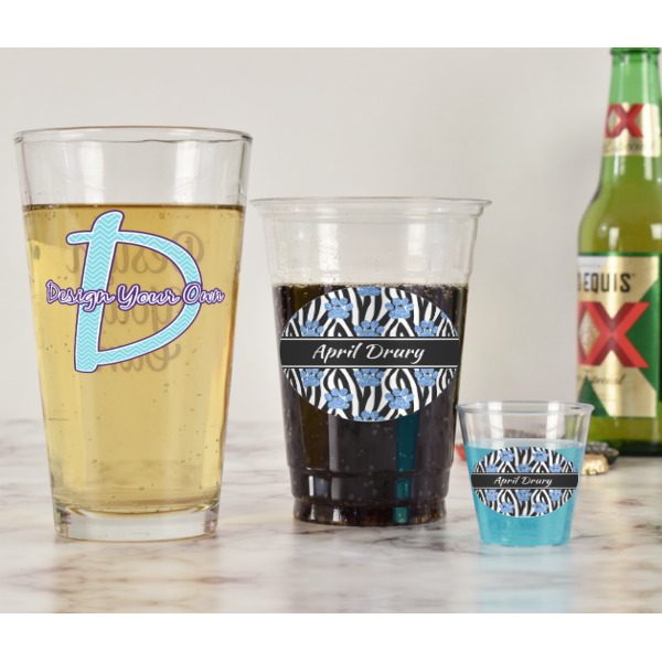 Custom Design - Pint Glass - Two Content - In Context