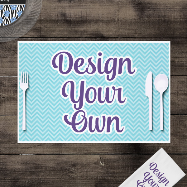 Custom Design - Disposable Paper Placemat - In Context