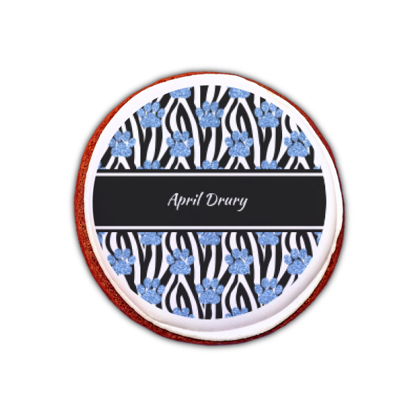 Custom Design - Printed Icing Circle - XSmall - On Cookie