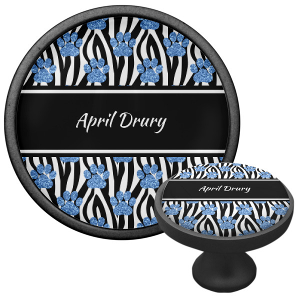 Custom Design - Cabinet Knob - Black - Multi Angle