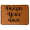 Design Your Own Faux Leather Iron On Patch - Rectangle
