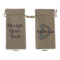 Design Your Own Burlap Gift Bag - Large - Double-Sided