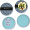 Design Your Own Glass Lunch / Dinner Plate 10" - Set of 4