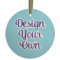 Design Your Own Flat Glass Ornament - Round