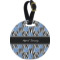Design Your Own Plastic Luggage Tag - Round