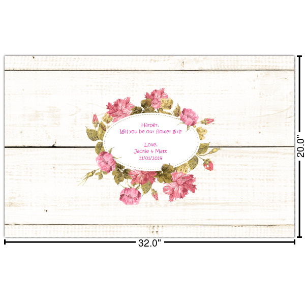 Custom Farm House Indoor / Outdoor Rug - Custom Size w/ Name or Text