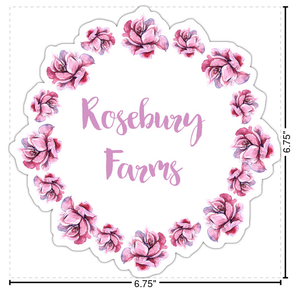 Custom Farm House Twill Iron On Patch - Custom Shape - X-Large (Personalized)