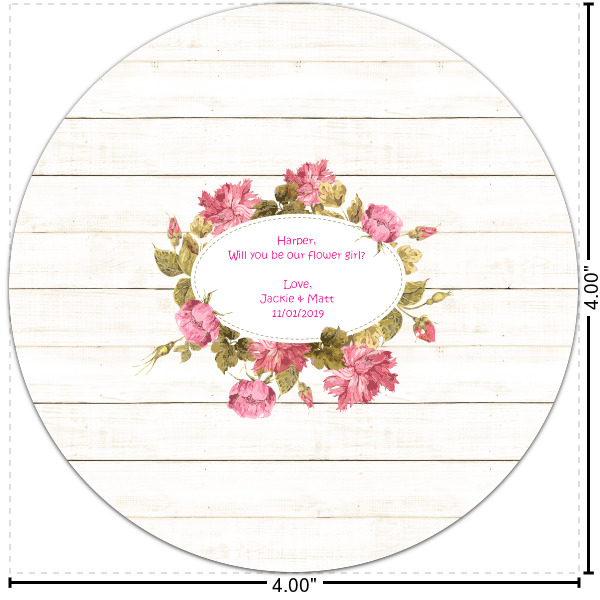 Custom Farm House Multipurpose Round Labels - 4" (Personalized)