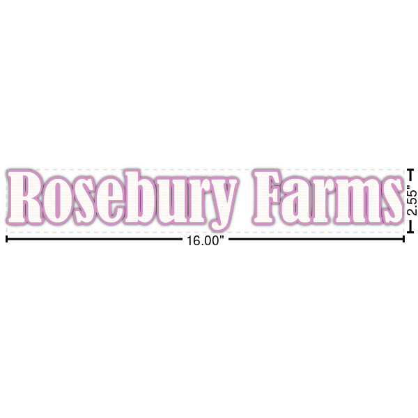 Custom Farm House Name/Text Decal - Small (Personalized)