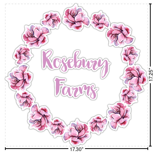 Custom Farm House Graphic Decal - Large (Personalized)