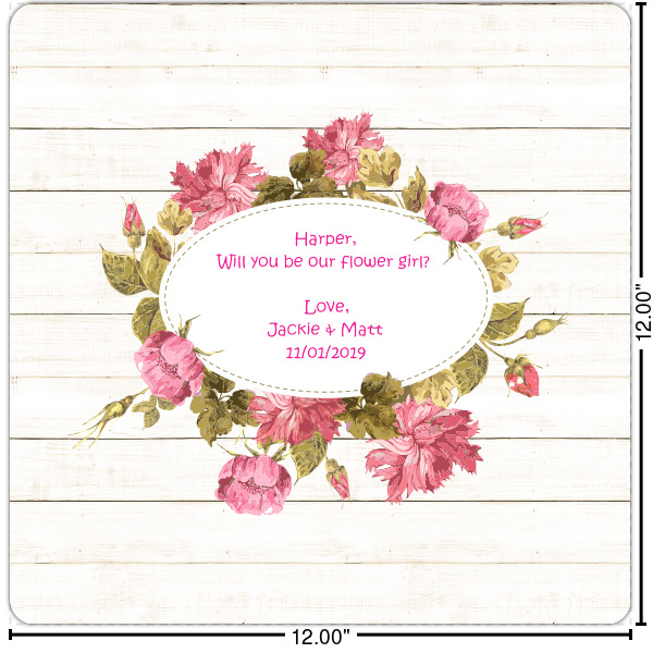 Custom Farm House Square Decal - Medium (Personalized)