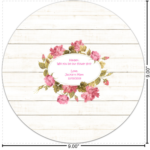 Custom Farm House Round Decal - Small (Personalized)
