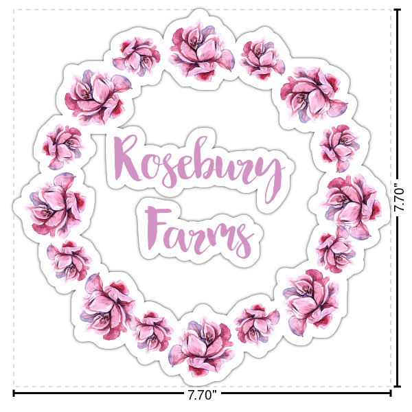 Custom Farm House Graphic Car Decal (Personalized)